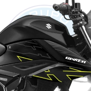 Parte frontal con estilo agresivo y sistema de freno ABS visible.