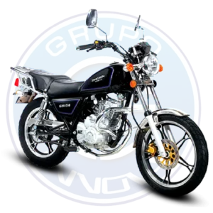 Motocicleta Zongshen ZS150-S GN150 2026 color negro 150cc vista lateral