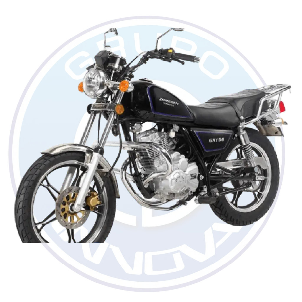 Moto Zongshen ZS150-S GN150 2026 150cc color rojo vista frontal