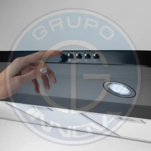 Campana extractora con doble luz LED