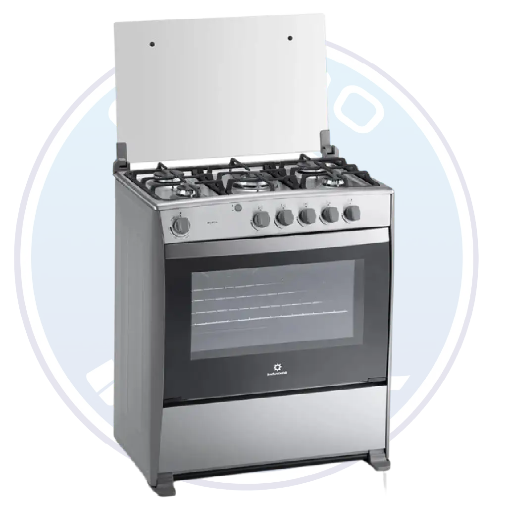 Cocina Indurama 5Q Murcia 32 pulgadas color croma