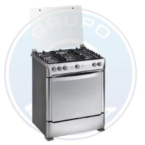 Cocina Indurama 5Q Turín 30 pulgadas color croma