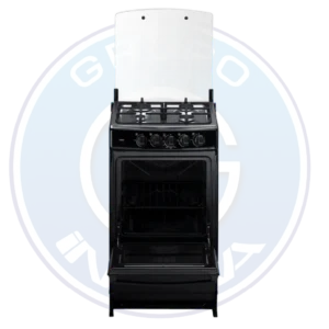 Cocina con horno de doble vidrio templado