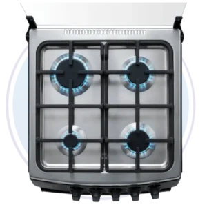 Cocina Indurama con parrillas resistentes