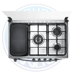 Cocina Indurama con plancha asadora