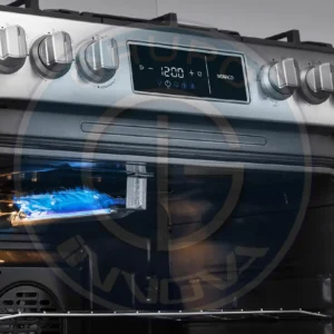 Cocina Indurama con plancha asadora