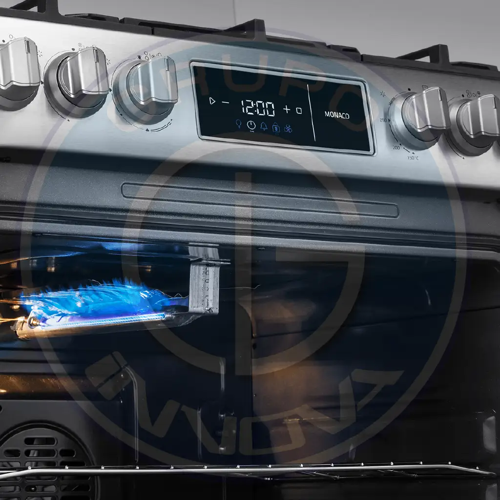 Cocina Indurama con plancha asadora