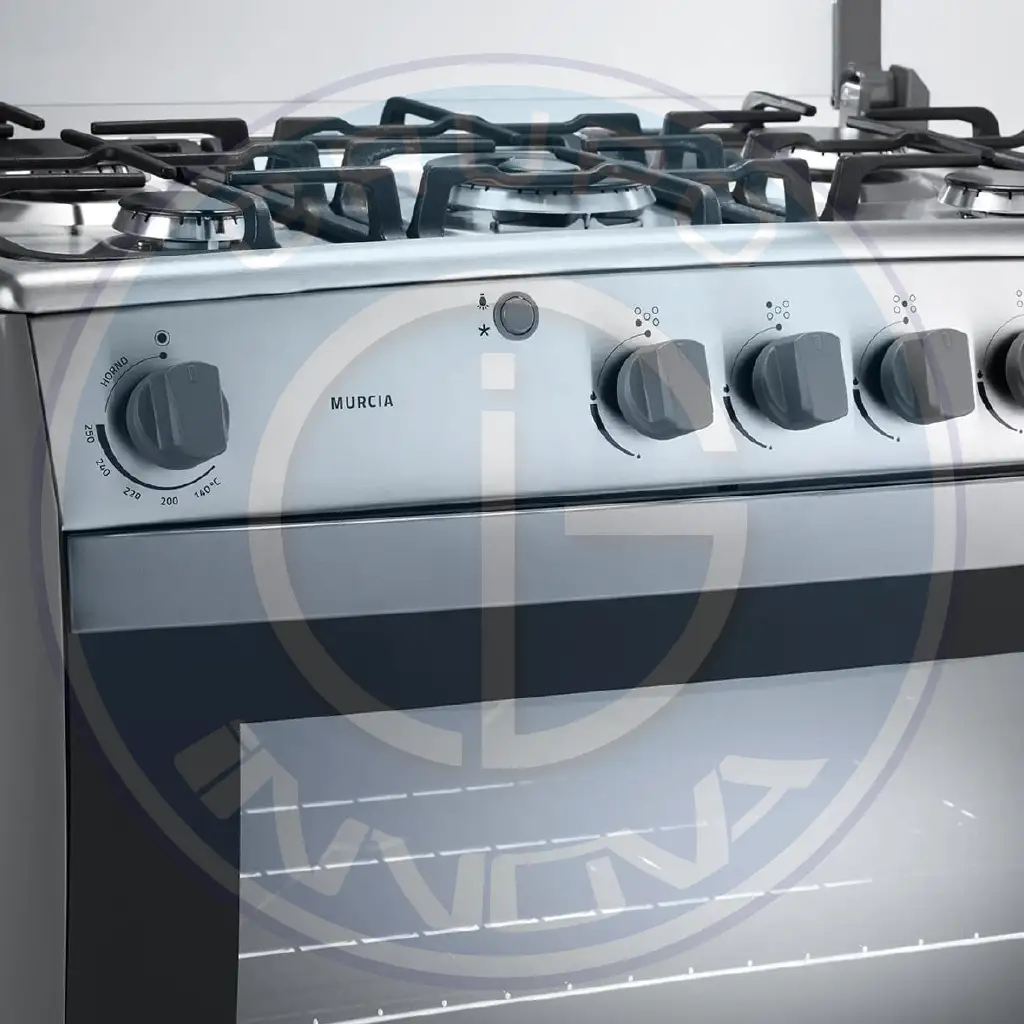 Cocina Indurama con 5 quemadores