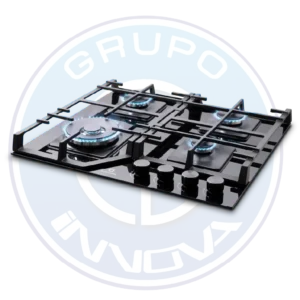 Encimera Indurama 4Q EGI-604 VDNE 24 pulgadas vidrio negro