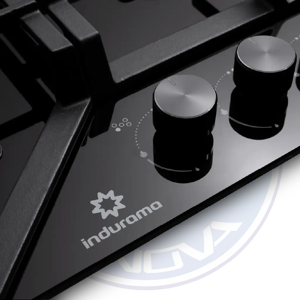 Encimera Indurama con encendido en perillas