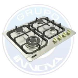Encimera RCA 4 quemadores 60 cm acero inoxidable