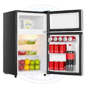 Interior de mini bar Indurama RI-130RC 89 litros con bandejas