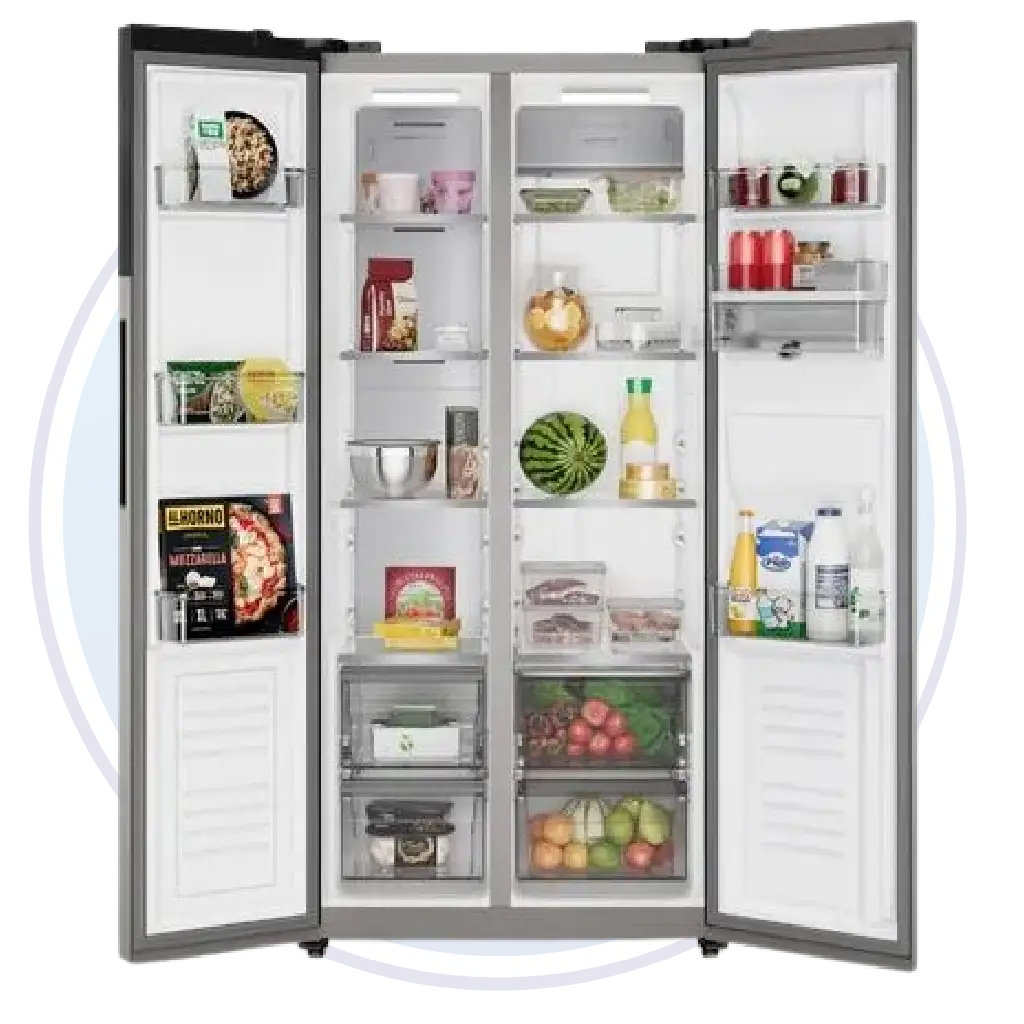 Interior de refrigeradora Electrolux 430 litros con sistema No Frost