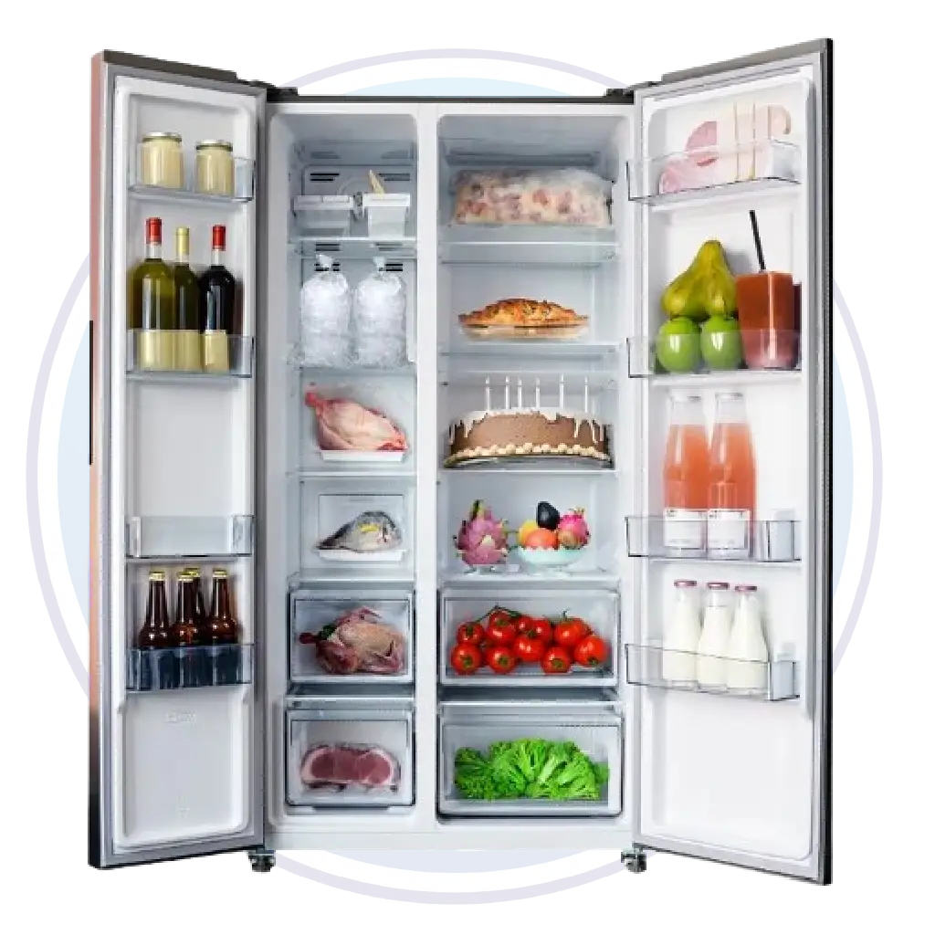 Interior de refrigeradora Innova 563 litros No Frost
