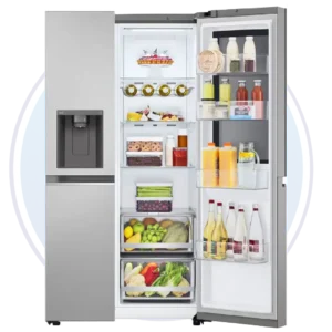 Interior de refrigeradora LG 674 litros con Multi Air Flow