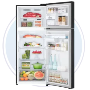 Interior refrigeradora LG