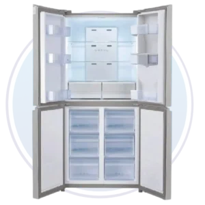 Interior de refrigeradora TCL 460 litros No Frost