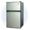 Refrigeradora minibar SMC SMCRF33FSP 87 litros color silver