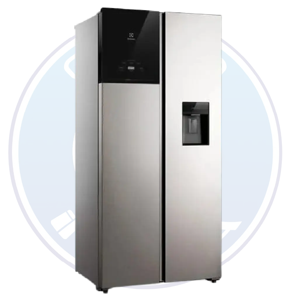 Refrigeradora Electrolux ERS44F3Q5BI 430 litros Side by Side color silver