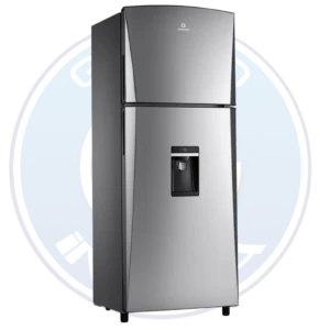 Refrigeradora Indurama RI-395 291 litros No Frost vista frontal con dispensador