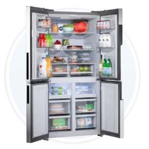 Congelador de refrigeradora Indurama RI-870I con hielo fácil