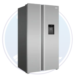 Refrigeradora Oster OF-SBST17 SSDI 485 litros Side by Side color silver