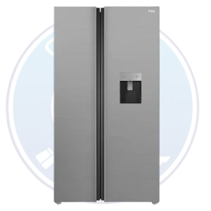 Refrigeradora TCL P650SBGB 650 litros Side by Side color negro