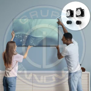 Smart TV Indurama 32 pulgadas en dormitorio