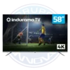 Smart TV Indurama 58 pulgadas 4K UHD Google TV