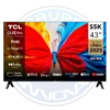 Smart TV TCL 43 pulgadas QLED Full HD Google TV