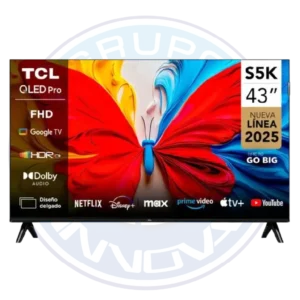 Smart TV TCL 43 pulgadas QLED Full HD Google TV