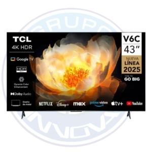 Smart TV TCL 43 pulgadas 4K UHD Google TV