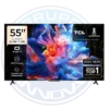 Smart TV TCL 55 pulgadas 4K UHD Google TV