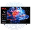 Smart TV TCL 75 pulgadas 4K UHD Google TV