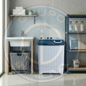 Lavadora Innova carga superior doble tina de 20KG blanca