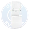 Torre de lavado Mabe MCL2440PSBB0 blanca de 24KG
