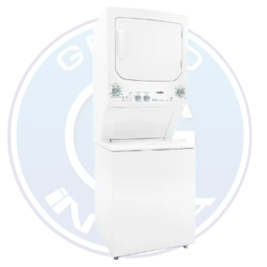 Torre de lavado Mabe MCL2440PSBB0 blanca de 24KG
