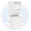 torre de lavado y secado Whirlpool 20kg blanca
