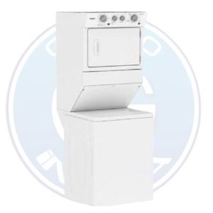 torre de lavado y secado Whirlpool 20kg blanca