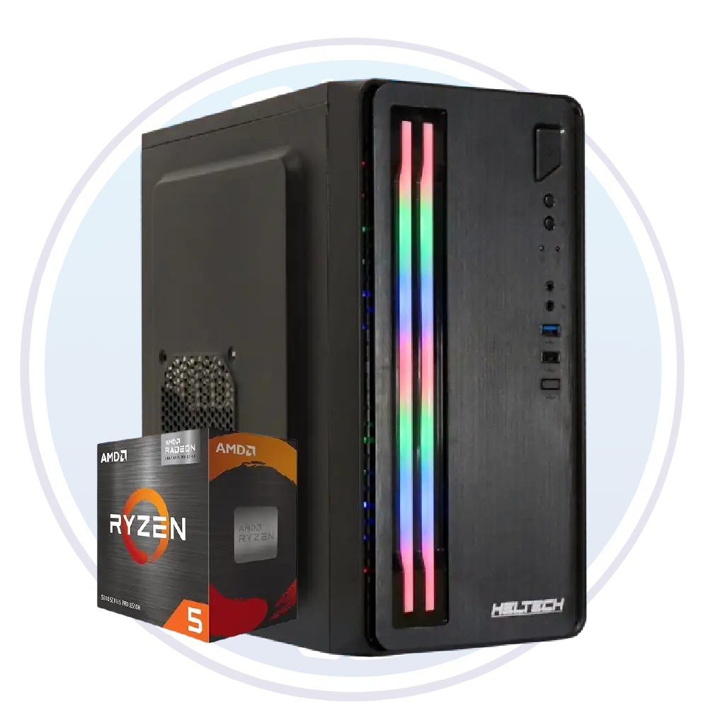 CPU Ryzen 5 5600G con 8GB RAM y SSD de 256GB