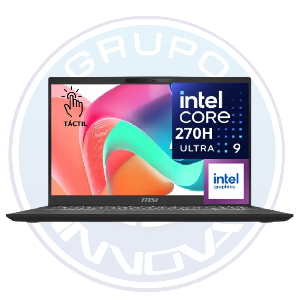 Laptop MSI Modern 15 Core 9 pantalla táctil