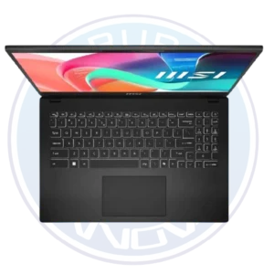 Laptop MSI color Classic Black con teclado iluminado