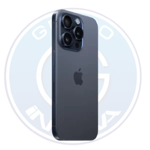 Parte posterior del Teléfono iPhone 15 Pro 256GB Blue Titanium eSIM Grado B