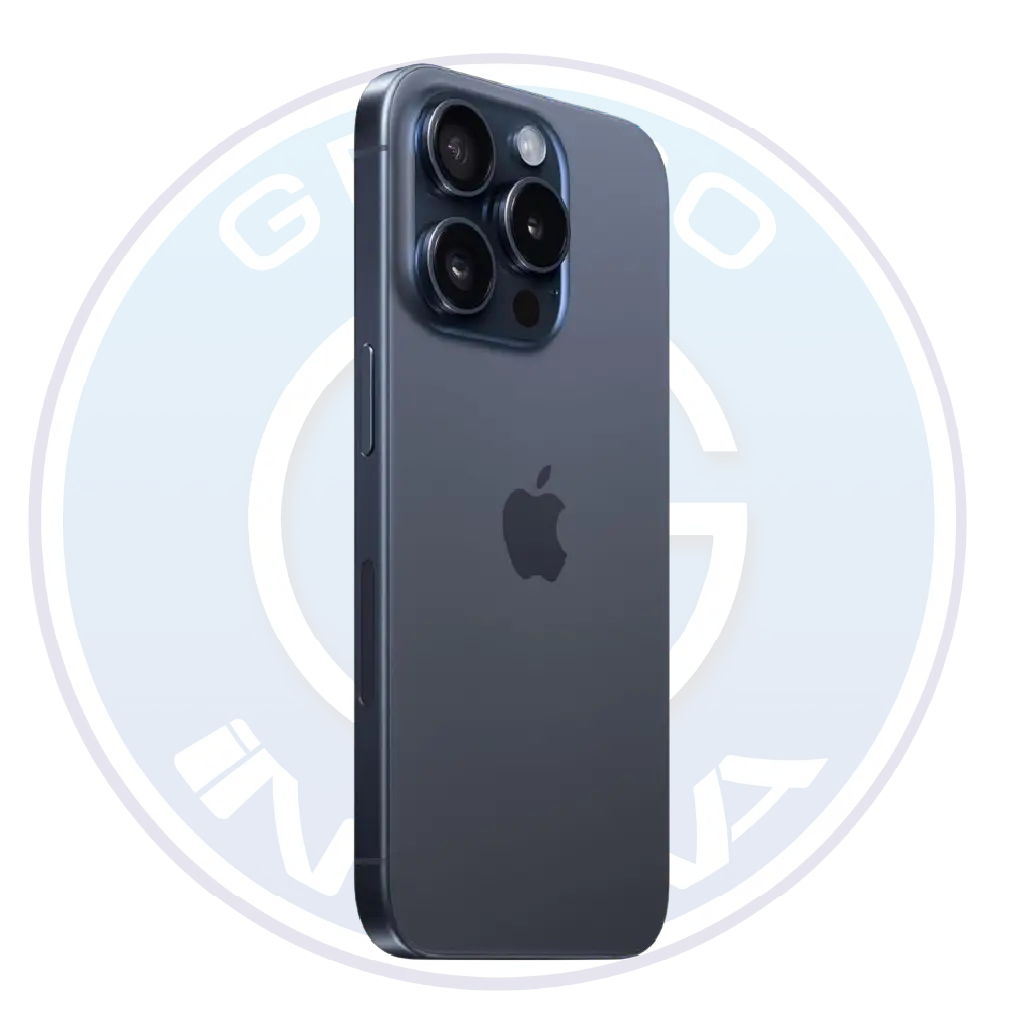 Parte posterior del Teléfono iPhone 15 Pro 256GB Blue Titanium eSIM Grado B