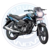 TVS Sport ES 2026 100cc vista frontal