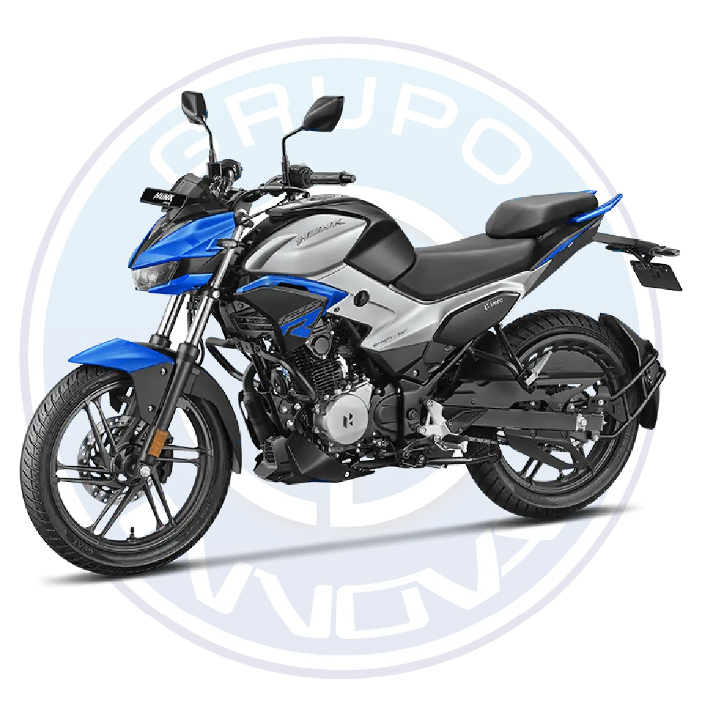Panel LCD digital Hero Hunk 125R 2026 con Bluetooth