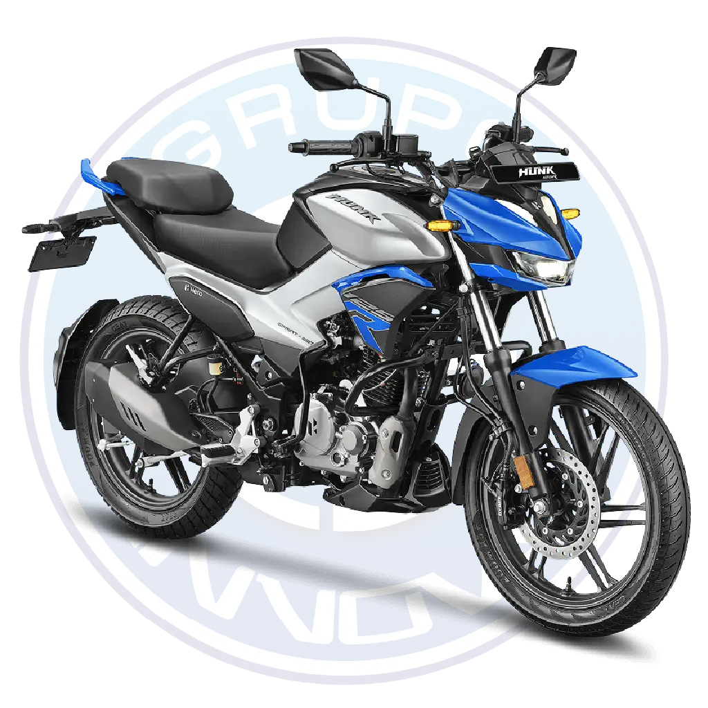 Hero Hunk 125R 2026 vista lateral izquierda